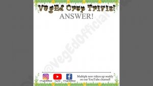 #veCropTrivia: 003