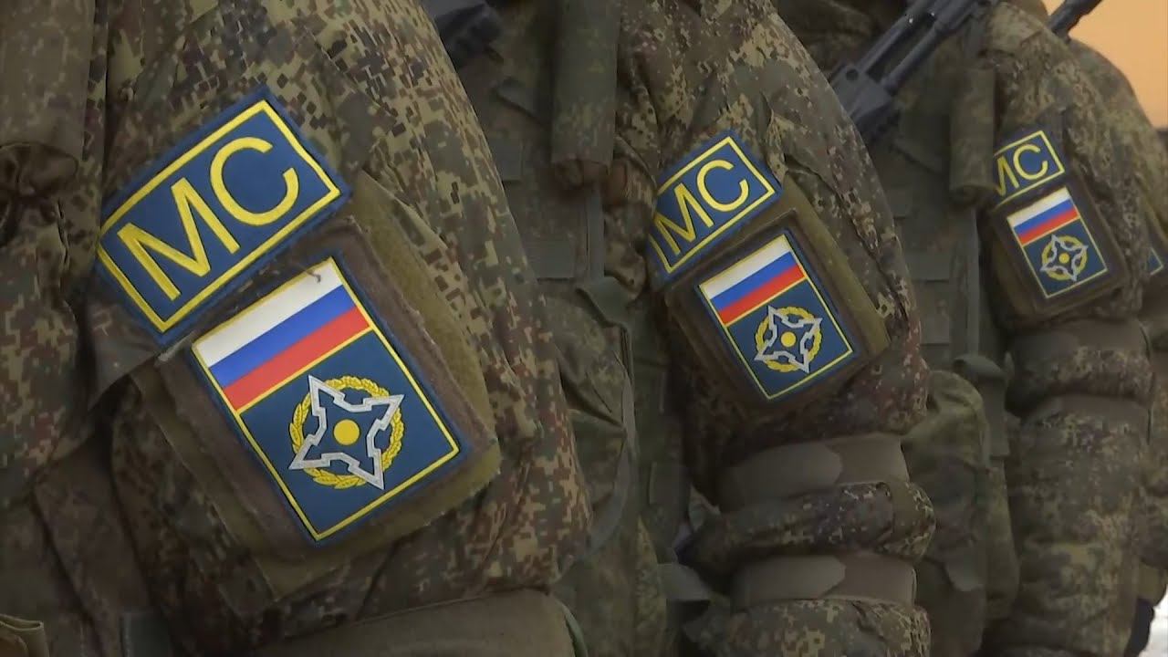 Торжественная церемония, посвященная завершению миротворческой операции сил ОДКБ в Казахстане