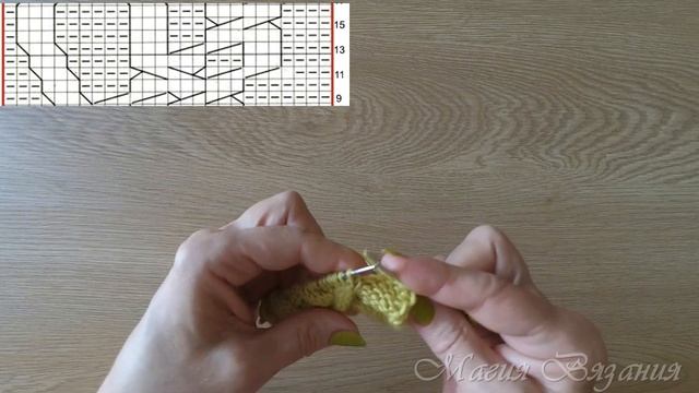 Любите оригинальные узоры? Необычный аран!