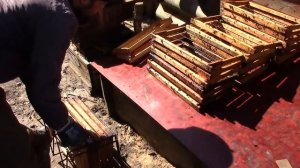 Воскопресс в работе