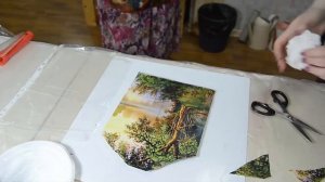 Декупаж. Водная морилка. Ключница. Быстро и легко!