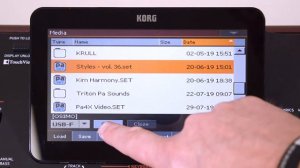 Korg PA Tutorial: Loading a Single Style from a USB Key on PA1000