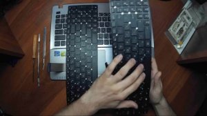 Ремонт: Ноутбук Asus X550C. Замена клавиатуры. Как разобрать ноутбук Asus Х550С. X550C.