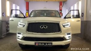 Новый infinity QX 80 . Двойные стекла . Автоматическая Тонировка . Волгоград .
