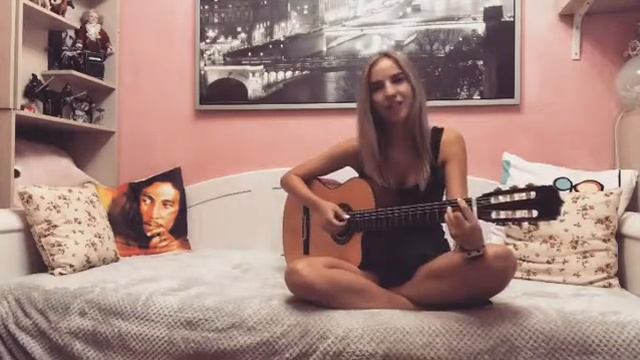 «Московские окна» guitar cover Кочеткова Ксения смотреть онлайн