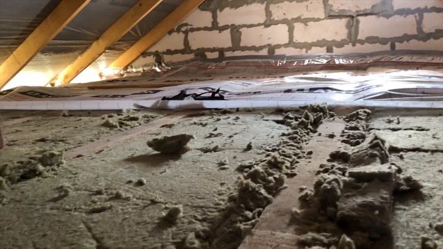 Утепление холодного чердака в доме из газоблоков
