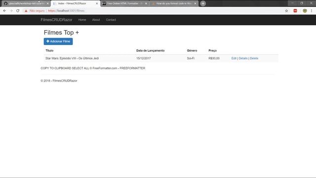 Workshop: Asp .NET Core para Iniciantes - Melhorias de Front-End no Projeto: Parte I смотреть онлайн