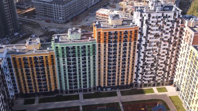 Аэросъемка ЖК «Лучи». Застройщик ЛСР Недвижимость
