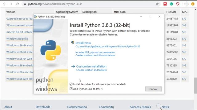 How to Install Python 3.8.3 Windows 7/8/10 32/64 bit Easy and Fast