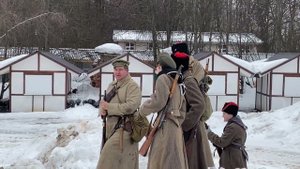 Анархисты, белые и красные - реконструкция боя эпохи Гражданской войны в России