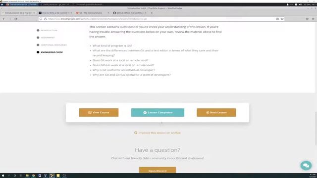 The Odin Project: Git & GitHub for Beginners смотреть онлайн