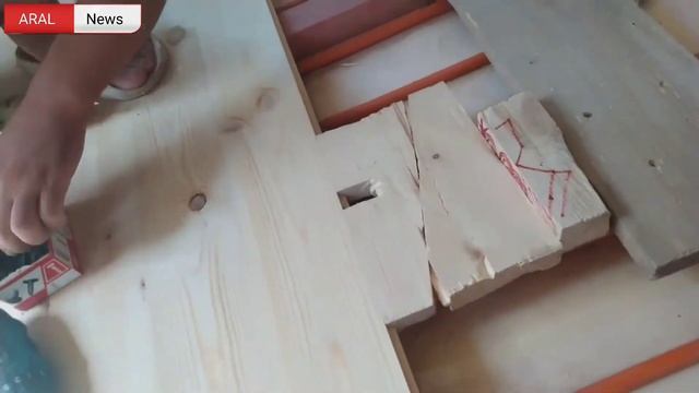 Как сделать пол из шпунтованной доски. смотреть онлайн