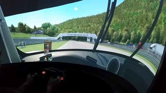 SphereScreen Lime Rock Porsche 911 RSR iRacing Lap смотреть онлайн