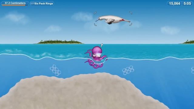 ОСЬМИНОГ МУСОРЩИК СПАСАЕТ ПЛАНЕТУ! Весёлая игра Tasty Planet Forever смотреть онлайн