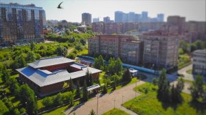 Novosibirsk 4k drone Новосибирск с высоты птичьего полета, Хоккайдо