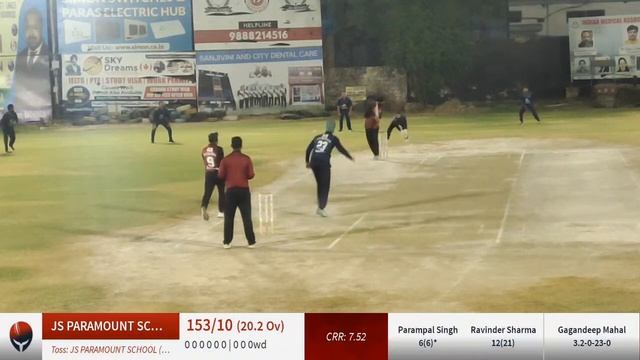 Live Cricket Match | JS PARAMOUNT SCHOOL (TSA) vs SMART AUTOMOBILES N VJ BUILDER (TSA) | 20-May-22