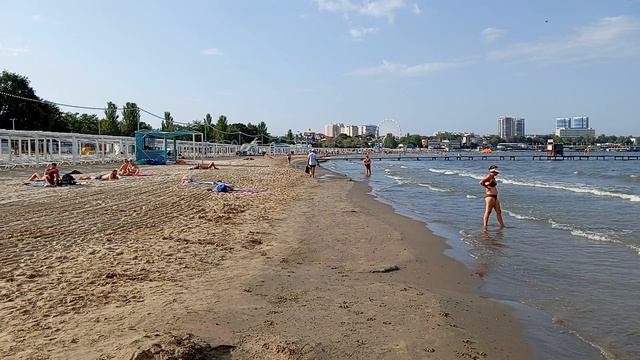 Анапа сегодня центральный пляж 13 сентября 2024