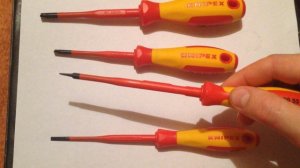 Отвертки диэлектрические KNIPEX. Инструмент электрика. Электрик Киев
