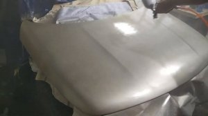 Покраска автомобиля ваз 2112 в гараже, типа сарай, сврими руками, без опыта, слабым компрессором.#