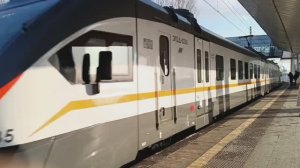 ЭП2Д 0235 прибывает на станцию Волоколамская  МЦД-2