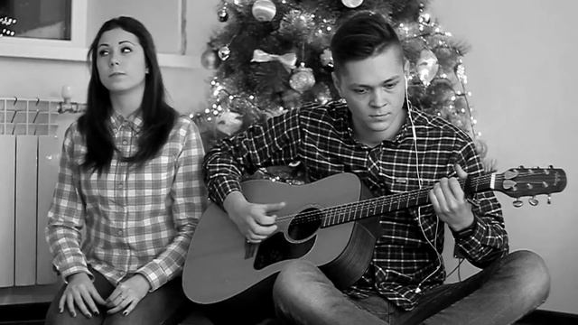 Катя и Тёма - Новогоднее поздравление 2017 (music cover / опять метель) смотреть онлайн