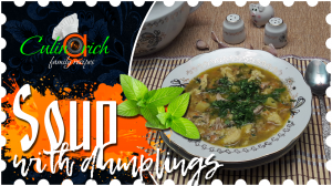 Soup with dumplings - right recipe from «Culinarich»