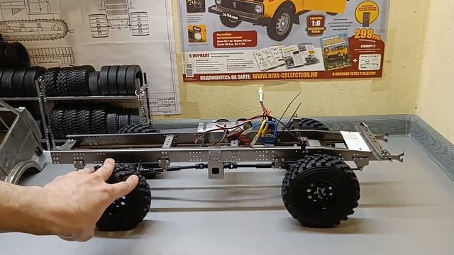 Сравнение масштабов 1/8, 1/10, 1/14, на примере кабины камаз. смотреть онлайн