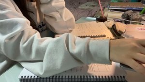3am cramming before exam // pencil asmr, page-flipping, no music, study with me