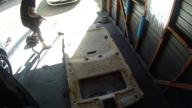 Nissan Pathfinder Roof lining replacement смотреть онлайн