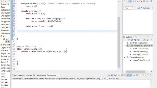 Advanced Java- Generics Example 4 смотреть онлайн