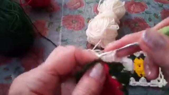 12 июня 2021г. "Кучерявый" бабушкин квадрат" краткий МК. смотреть онлайн