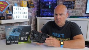 ASUS Geforce RTX 3050 DUAL Unboxing Game Tests & Review