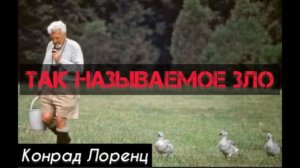 Конрад Лоренц «Так называемое зло. К естественной теории агрессии» [АУДИОКНИГА]