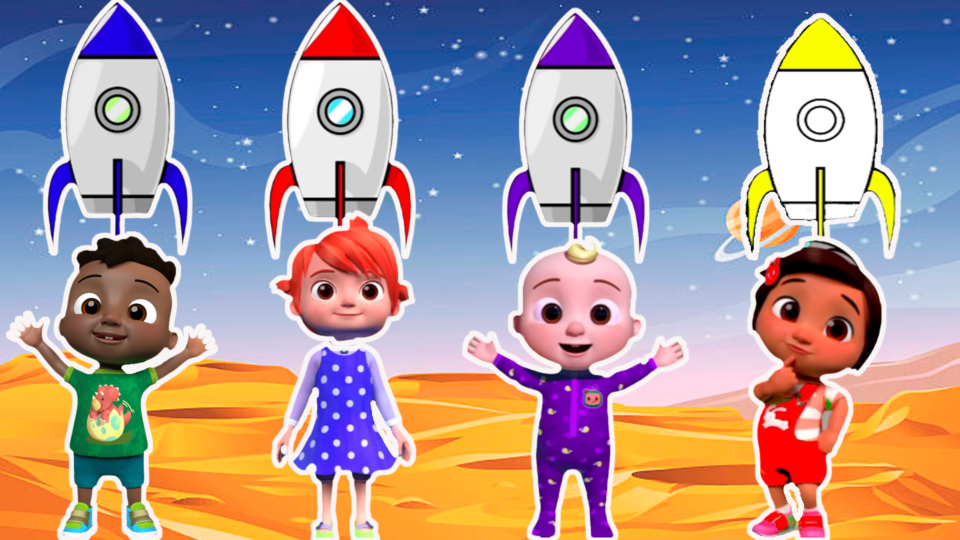 Кокомелон, давай повеселимся, отыскивая персонажей из JJ, bebe funny /Детские стишки и песенки. смотреть онлайн