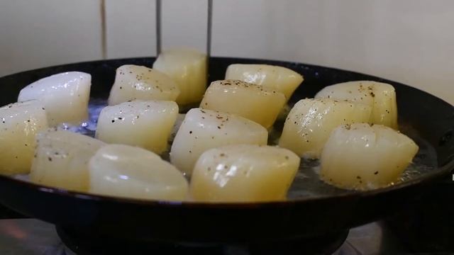 Ризотто с морскими гребешками. Отличное блюдо, чтобы удивить своих близких!
