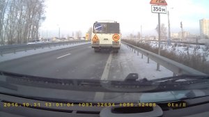 Очередной суицидник на трассе