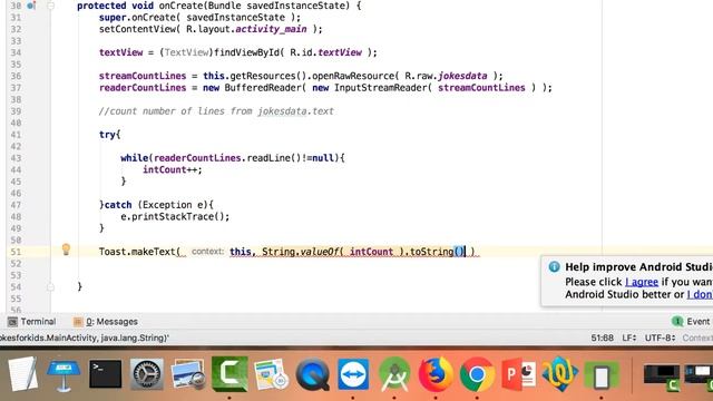 How to Load First Line in a Text File to a TextView - Part 1 Java Code in Day 4 of My Online Course смотреть онлайн