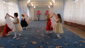 Хореография, танец с шарфами "Нежность", коллектив Домисолька, МБДОУ Д/с № 50
