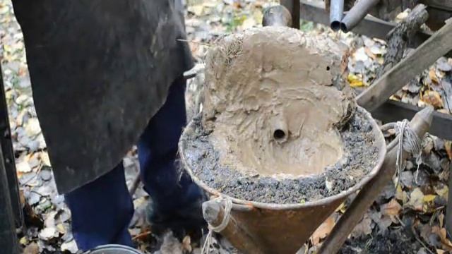 Лепка горна с боковым дутьём. ЦТКР. смотреть онлайн