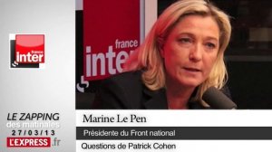 Chomage _ 'Le système est mortifère', selon Marine Le Pen