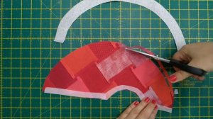 Летняя салфетка с аппликацией. Лоскутное шитье для начинающих