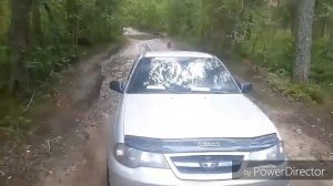 Daewoo Nexia off road/нексия/бездорожье/лес
