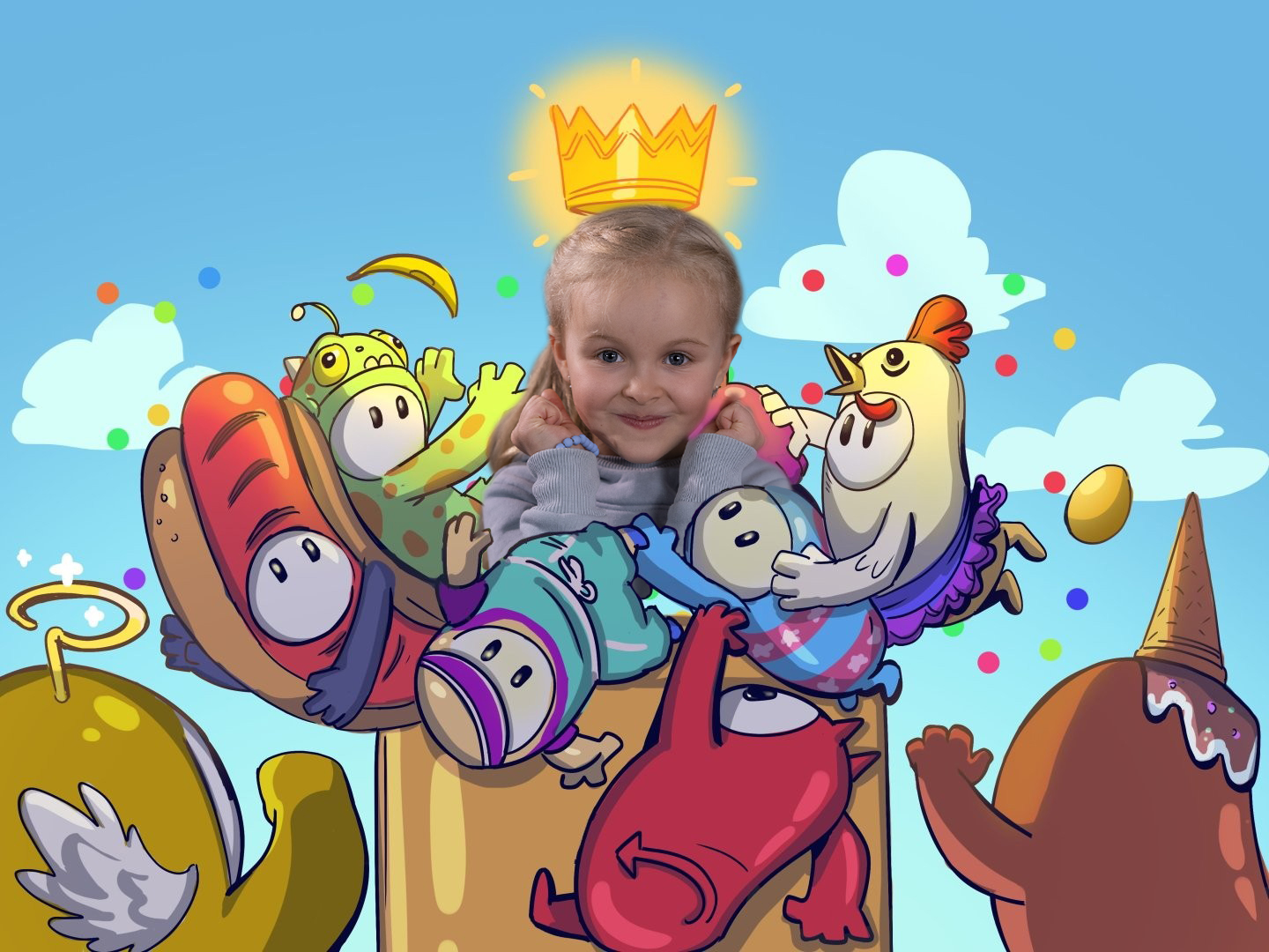 Fall guys с Алисон. Безумное веселье (часть 2)