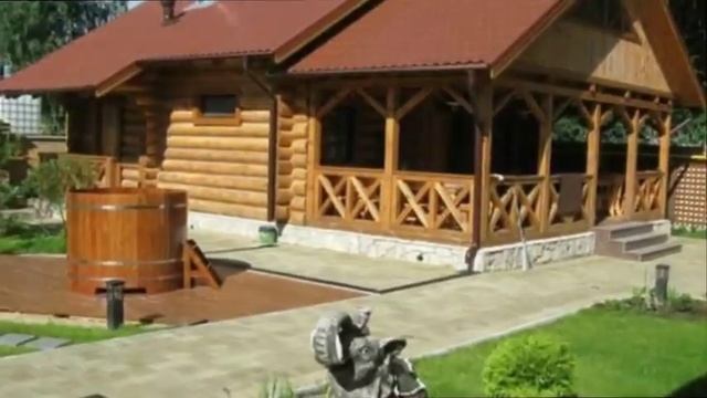 БАНЯ С БЕСЕДКОЙ под одной крышей на дачном участке