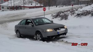 VW passat B5.5 - 4 motion in snow 1
