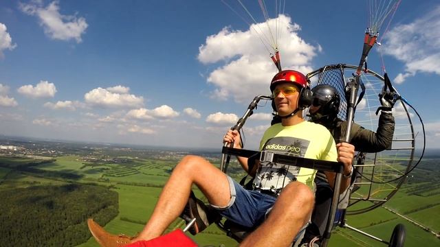 Санкт-Петербург. Смотреть высокий полет на паратрайке с ProstoLeti.ru в Разметелево смотреть онлайн