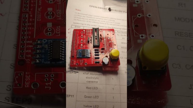 9 шаг Впаиваем Buzzer на плату Arduino DIY  2 августа 2024 г.