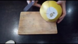 Как быстро почистить помело