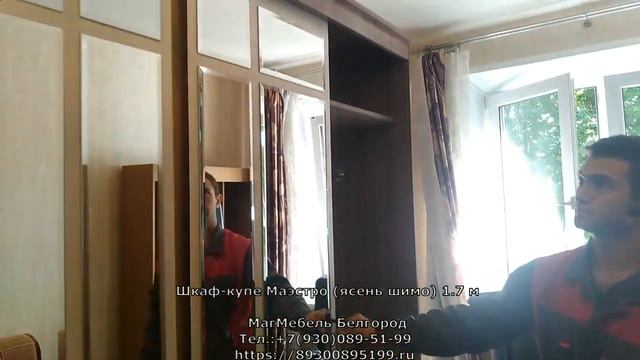 Шкаф купе Маестро (ясень шимо-дуб атланта) БТС смотреть онлайн