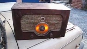 Приемник ламповый, самоделка